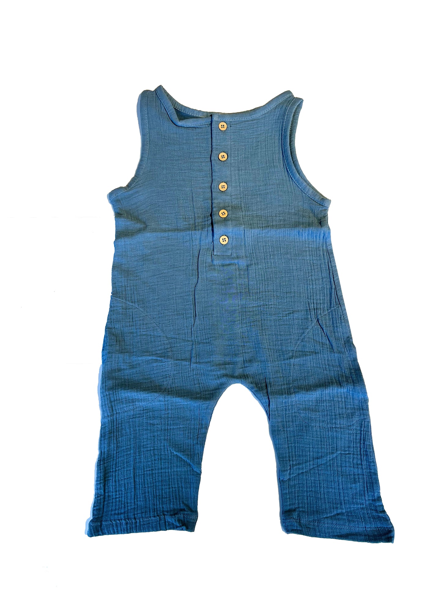 Linen Boys Romper