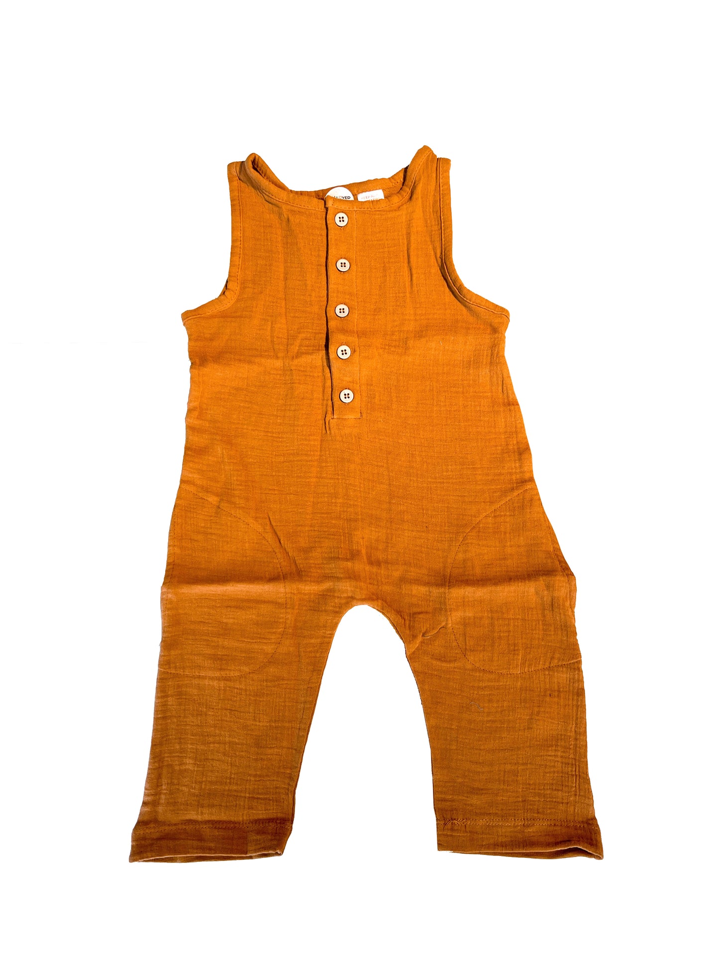 Linen Boys Romper