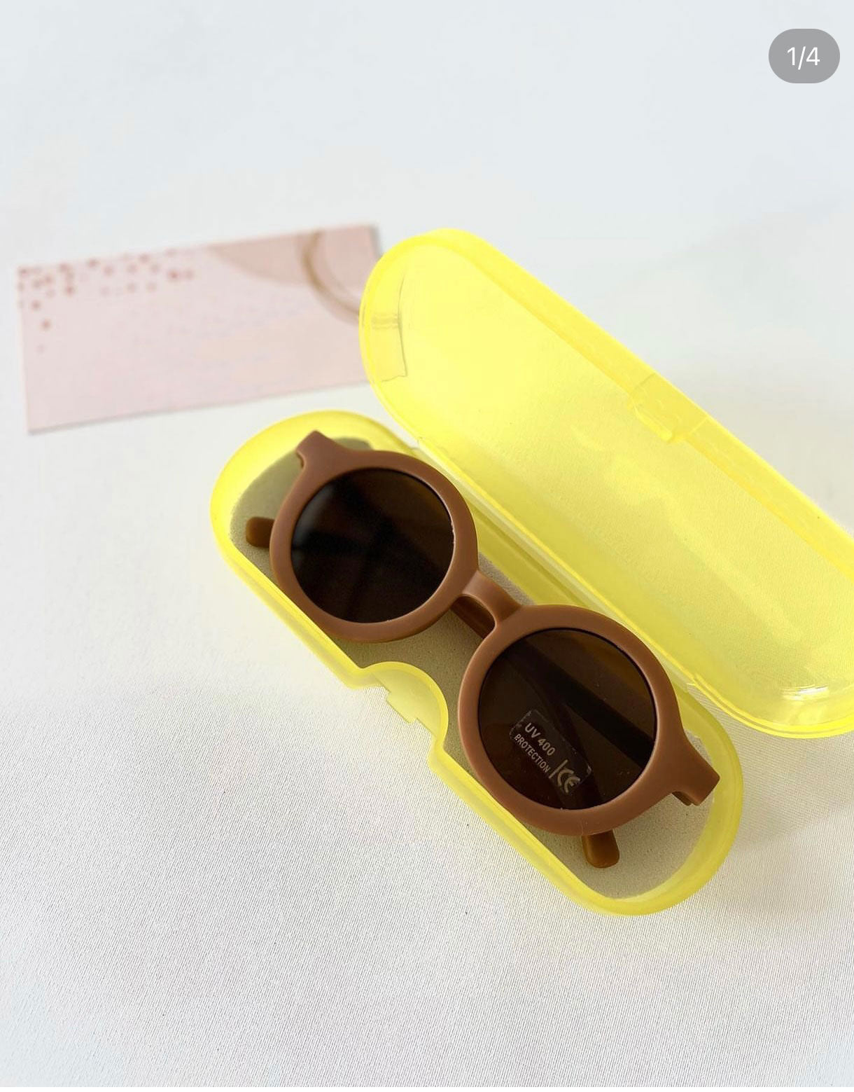 Unisex Kids Round Sun Glasses